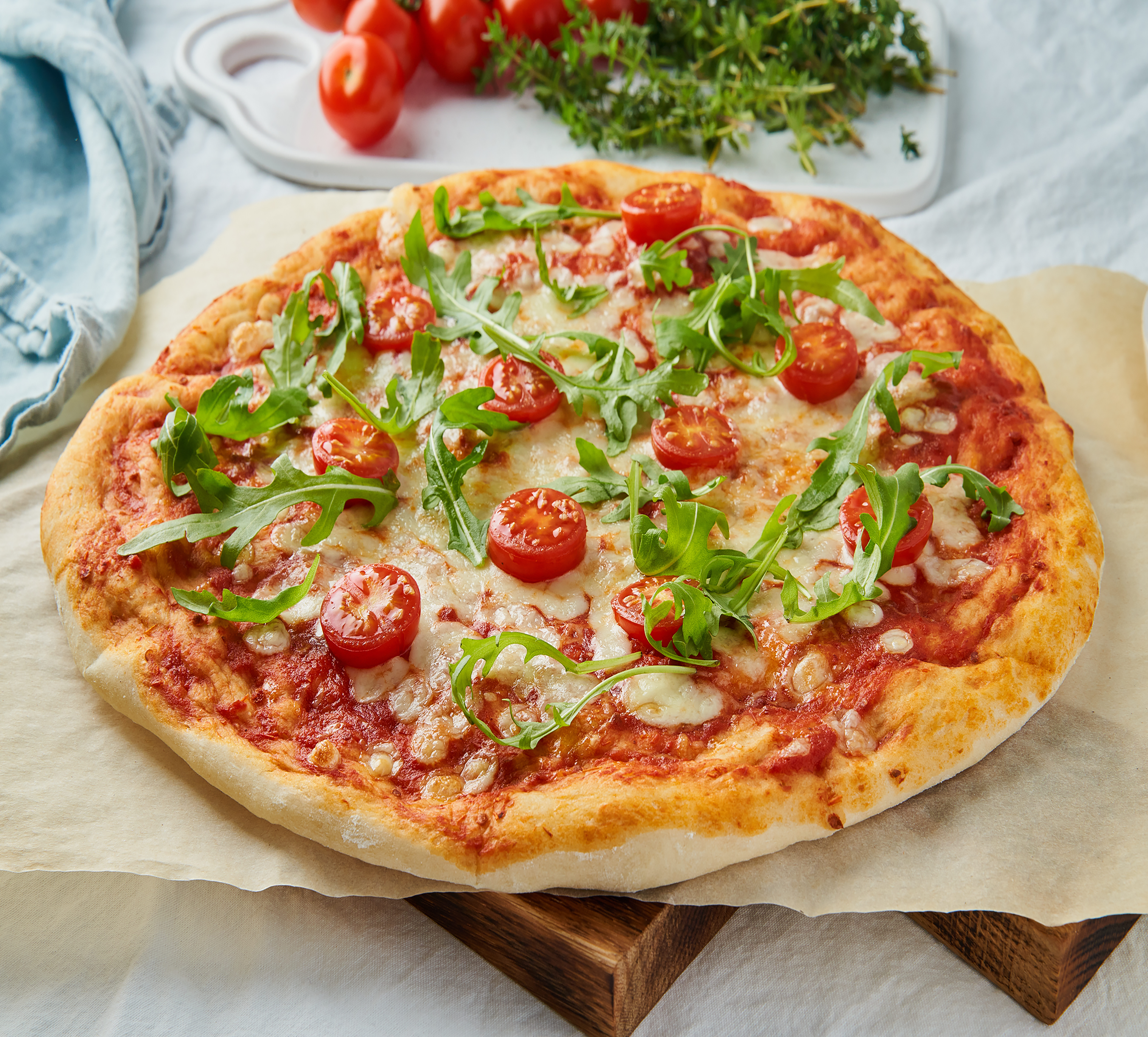 Pizza croustillante en livraison à  brueil en vexin